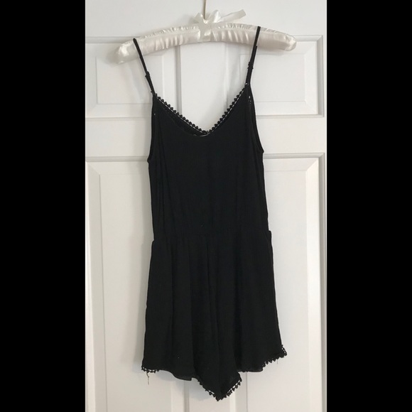 Black Lush Romper - Picture 2 of 3
